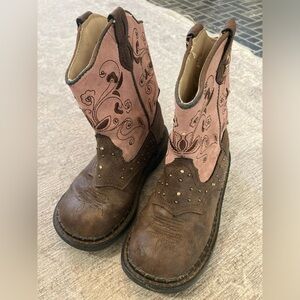 Ariat Toddler Girls Light-up Cowgirl Boots